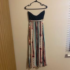 Love Fire Maxi Summer Dress